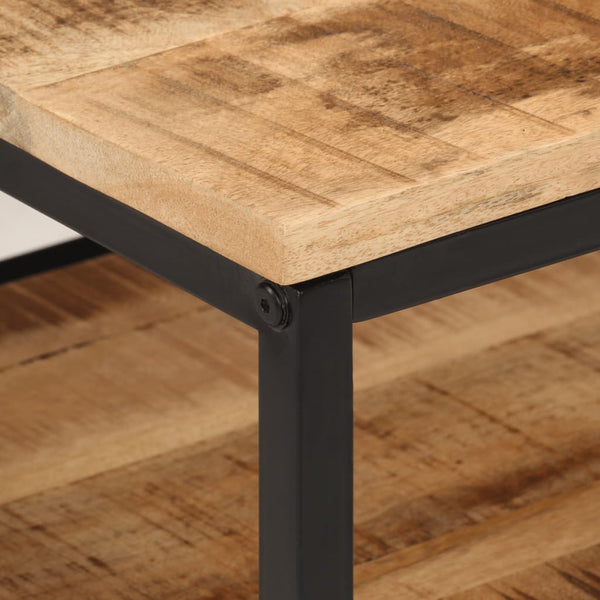 Couchtisch Mango Massivholz 45x45 cm