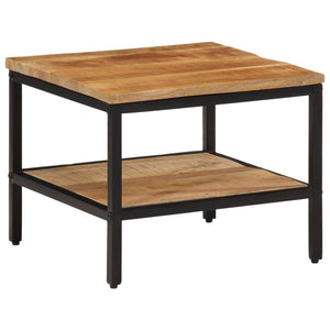 Couchtisch Mango Massivholz 45x45 cm