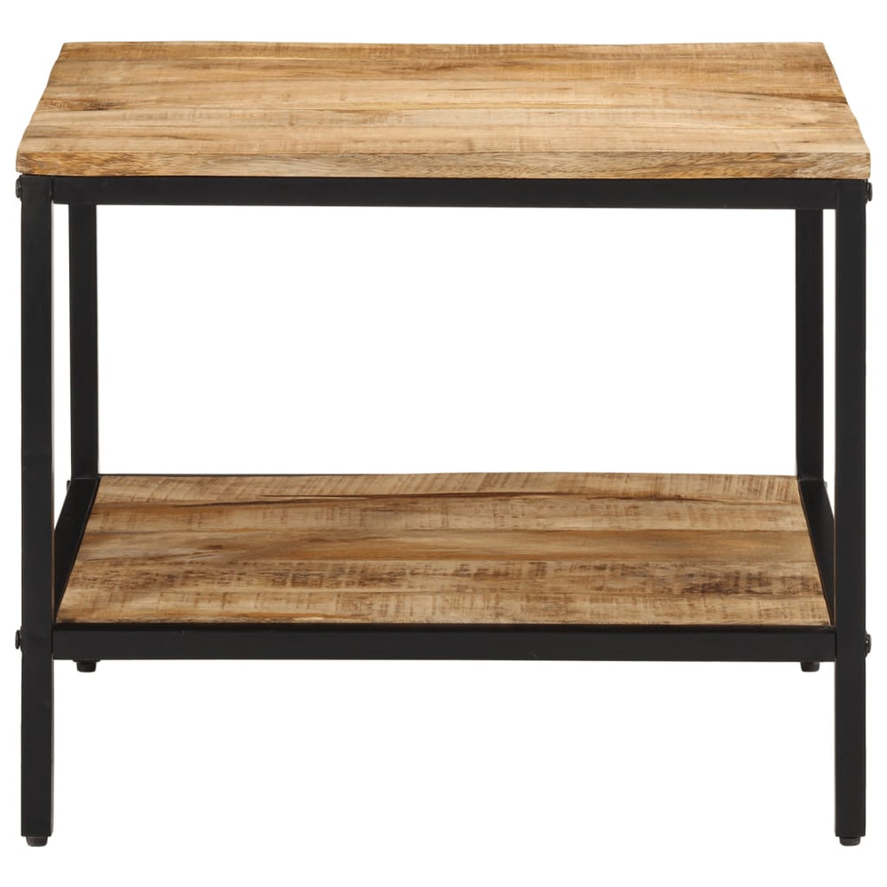 vidaXL Coffee Table 55x55x45 cm Rough Solid Mango Wood