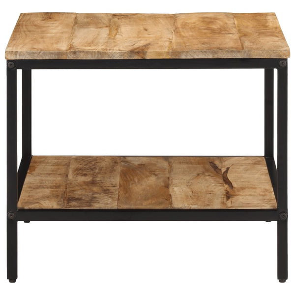 Couchtisch Mango Massivholz 55x55 cm