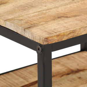 Couchtisch Mango Massivholz 55x55 cm