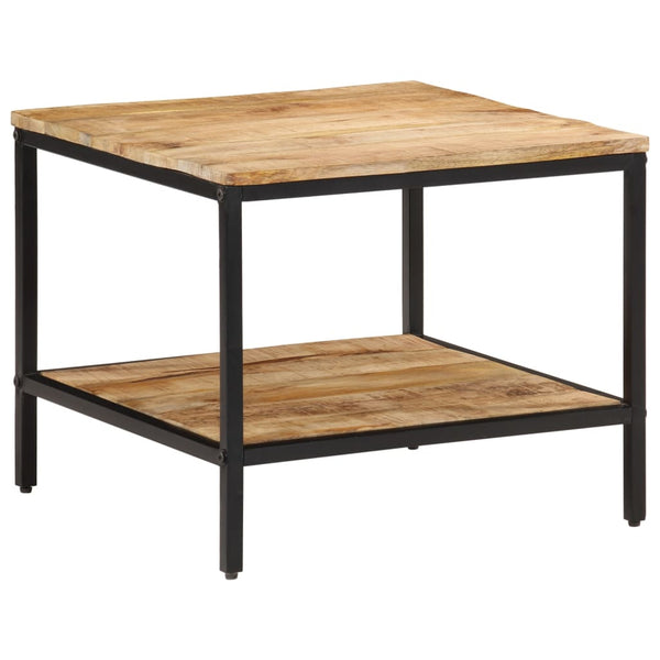 Couchtisch Mango Massivholz 55x55 cm