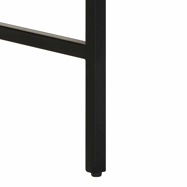 Schreibtisch mit Regal Mango Massivholz Braun
