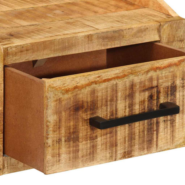 Nachttisch Braun Mango Massivholz 40x30x30 cm