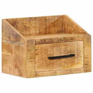 Nachttisch Braun Mango Massivholz 40x30x30 cm