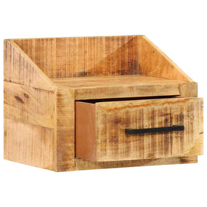 Nachttisch Braun Mango Massivholz 40x30x30 cm