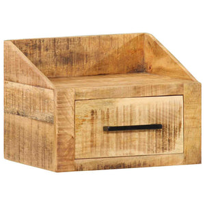 Nachttisch Braun Mango Massivholz 40x30x30 cm