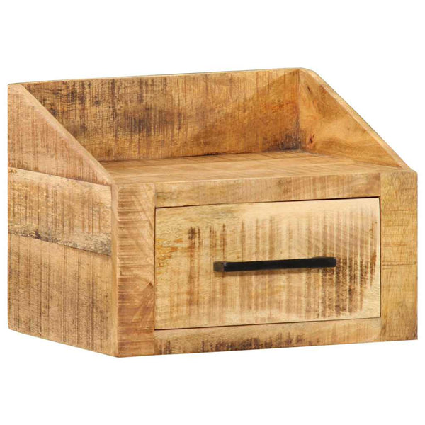 Nachttisch Braun Mango Massivholz 40x30x30 cm