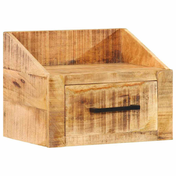 Nachttisch Braun Mango Massivholz 40x30x30 cm
