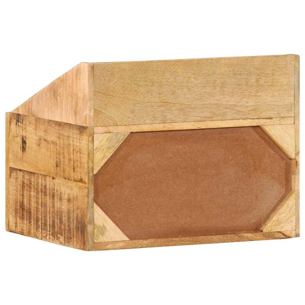 Nachttisch Braun Mango Massivholz 40x30x30 cm
