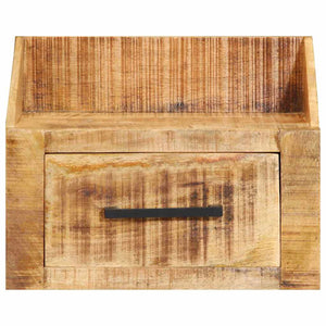 Nachttisch Braun Mango Massivholz 40x30x30 cm