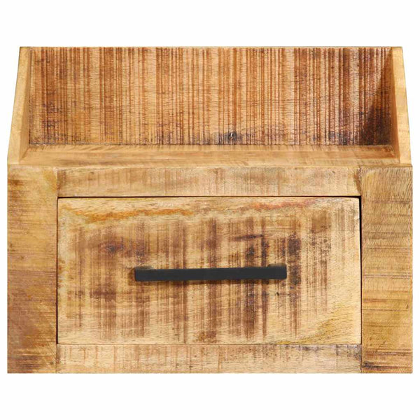 Nachttisch Braun Mango Massivholz 40x30x30 cm
