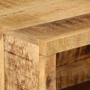Nachttisch Braun Mango Massivholz 40x30x25 cm