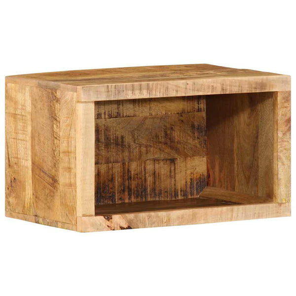 Nachttisch Braun Mango Massivholz 40x30x25 cm