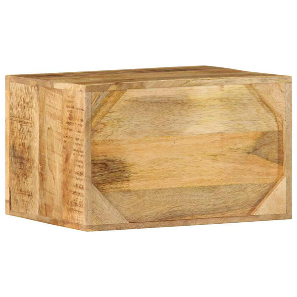 Nachttisch Braun Mango Massivholz 40x30x25 cm