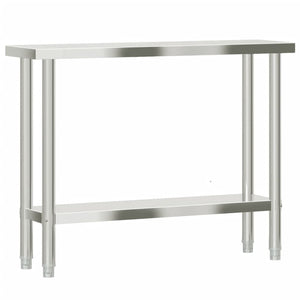 Edelstahl Küchentisch Arbeitstisch 110cm