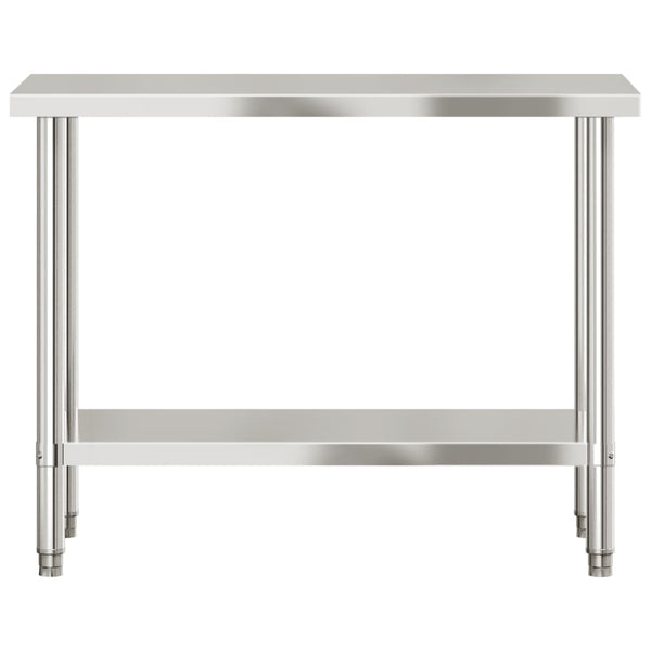 Edelstahl Küchentisch Arbeitstisch 110 cm