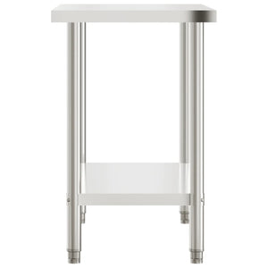Edelstahl Küchentisch Arbeitstisch 110 cm