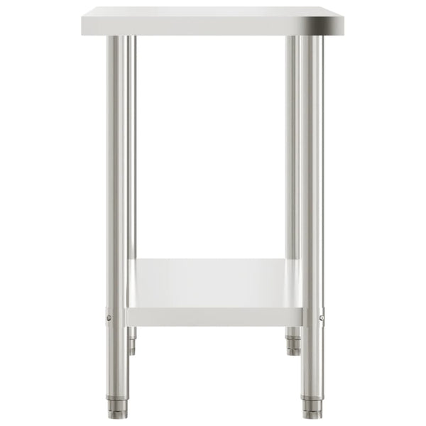 Edelstahl Küchentisch Arbeitstisch 110 cm