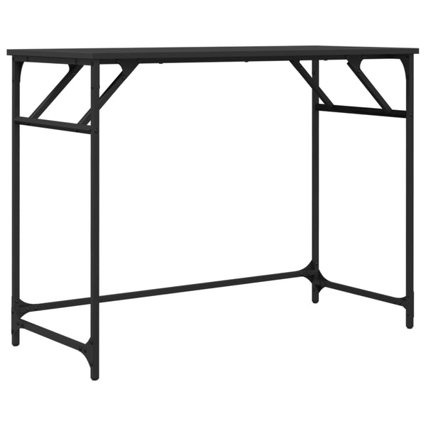 Schwarzer Schreibtisch 100x45 cm