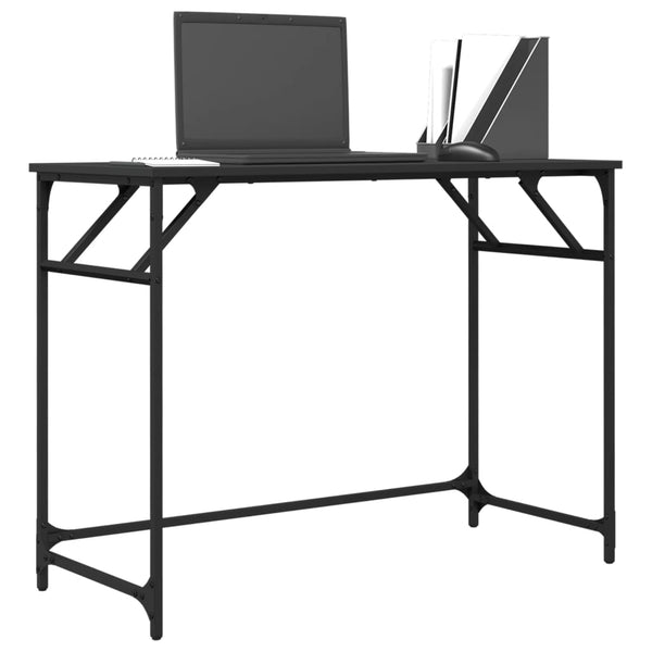 Schwarzer Schreibtisch 100x45 cm