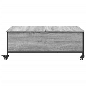 Couchtisch Grau Sonoma mit Rollen
