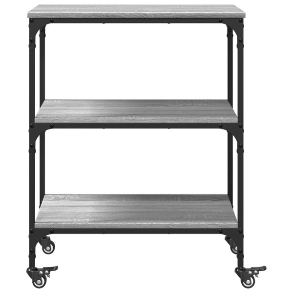 Küchenwagen Grau Sonoma 60x41x76 cm