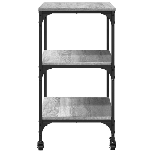 Küchenwagen Grau Sonoma 60x41x76 cm