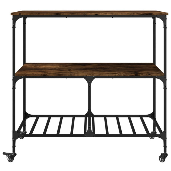 Küchenwagen Räuchereiche 100x50x95 cm