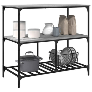 Küchenwagen Grau Sonoma 100x50x95 cm