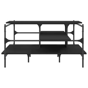 Schwarzer Couchtisch 100x100 cm