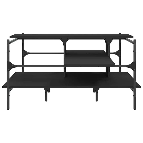 Schwarzer Couchtisch 100x100 cm
