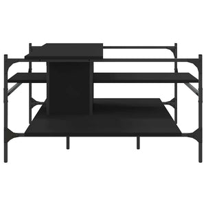 Schwarzer Couchtisch 100x100 cm