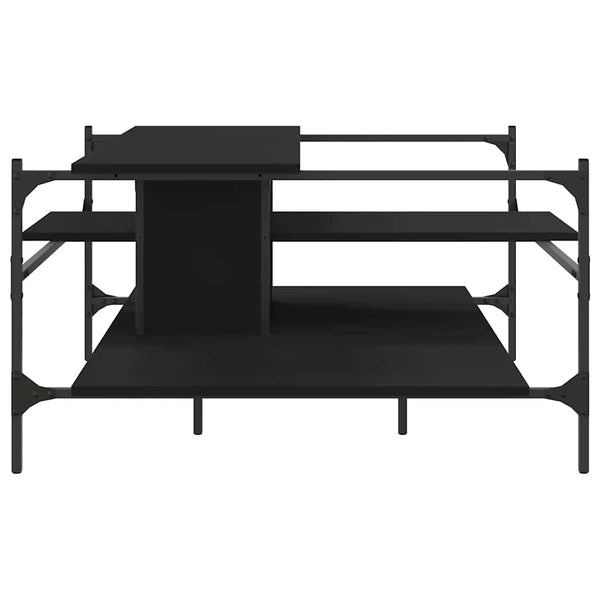 Schwarzer Couchtisch 100x100 cm