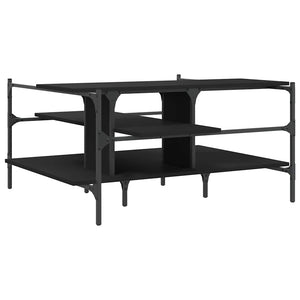 Schwarzer Couchtisch 100x100 cm