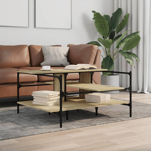 Sonoma-Eiche Couchtisch, 100x100 cm