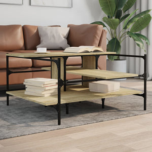 Sonoma-Eiche Couchtisch, 100x100 cm