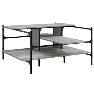 Grauer Couchtisch Sonoma 100x100 cm