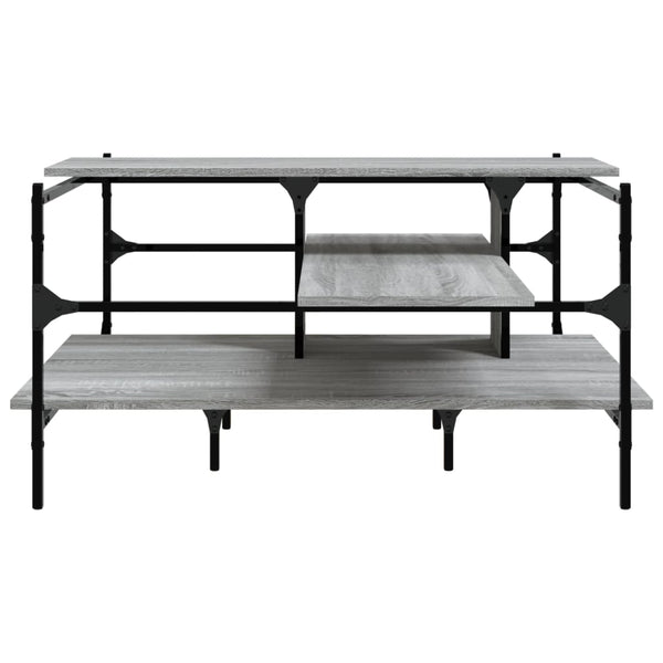Grauer Couchtisch Sonoma 100x100 cm