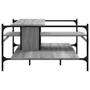 Grauer Couchtisch Sonoma 100x100 cm