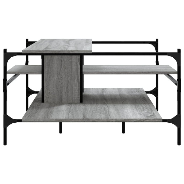 Grauer Couchtisch Sonoma 100x100 cm