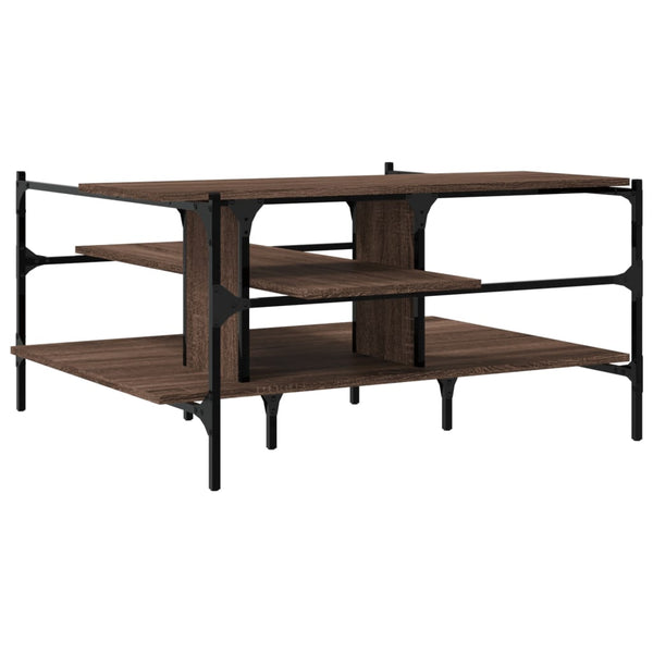 Couchtisch Eiche Braun 100x100 cm