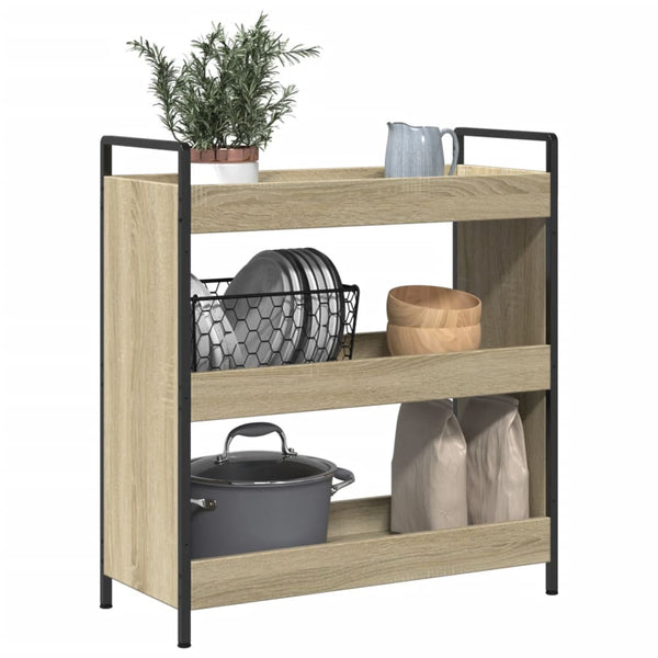 Küchenwagen Sonoma Eiche 70x30x82 cm