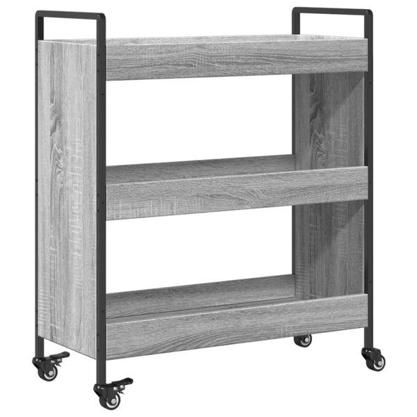 Küchenwagen Grau Sonoma 70x30x82 cm
