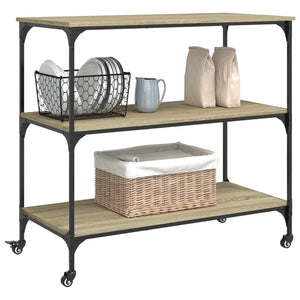Küchenwagen Sonoma-Eiche 102x50x95 cm