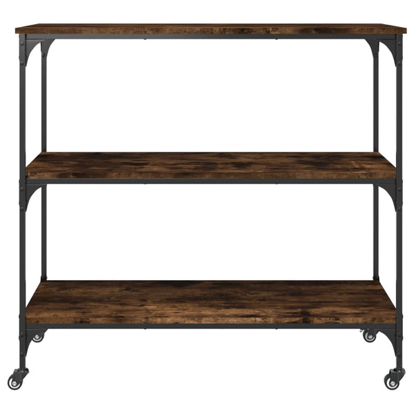 Küchenwagen Räuchereiche 102x50x95 cm