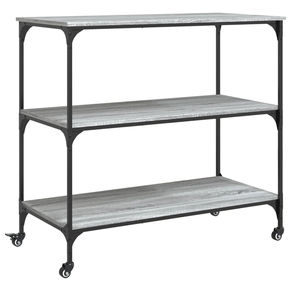 Küchenwagen Grau Sonoma 102 cm