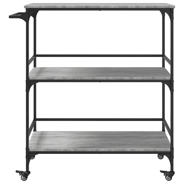 Küchenwagen Grau Sonoma 100,5 cm