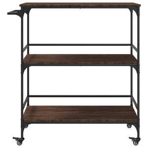 Küchenwagen Braun Eichen-Optik 100,5x50x105 cm