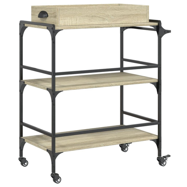 Küchenwagen Sonoma Eiche, 81,5 cm